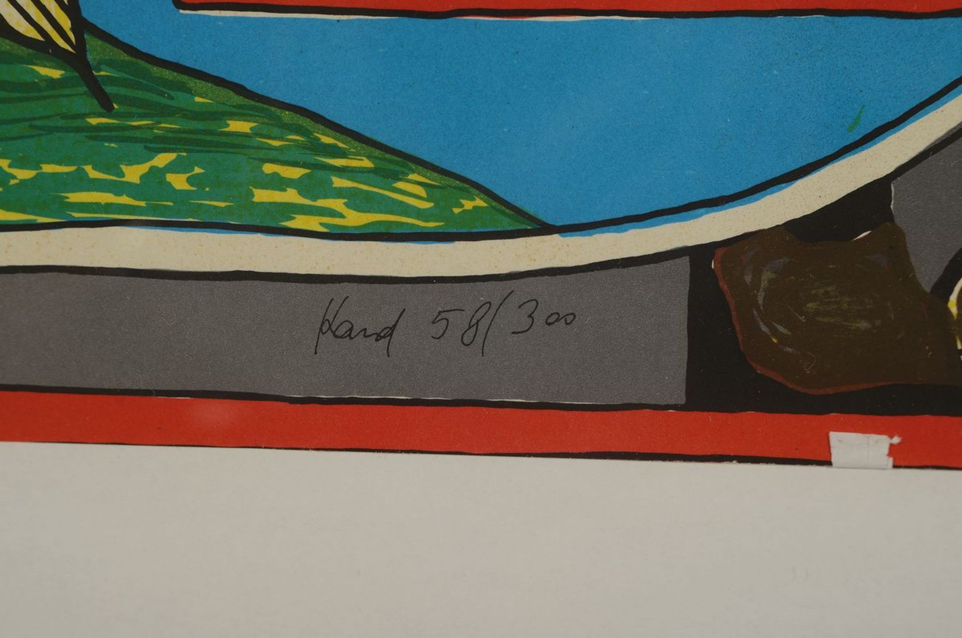 Helmut Kand, geb. 1946,  Farbsiebdruck, handsigniert und - Bild 3 aus 4