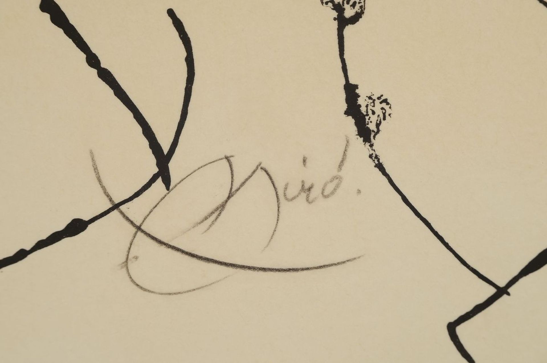 Joan Miro, 1893 Barcelona - 1983 Palma, Lithographie, - Image 2 of 3