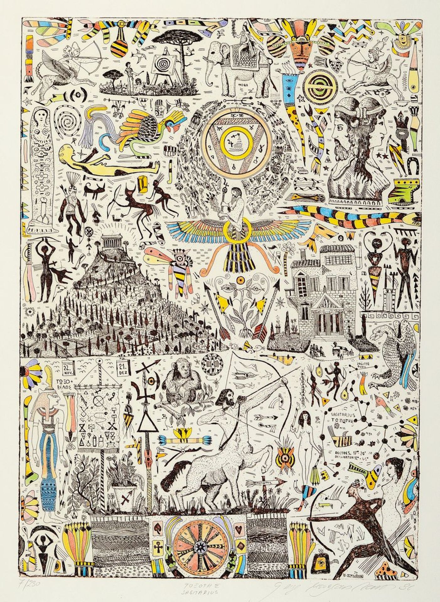 Georges Menelaos Nassos, 'Zodiak',  Mappe mit 13 - Bild 2 aus 8