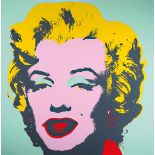 nach Andy Warhol, Siebdruck auf festem Karton, Marilyn