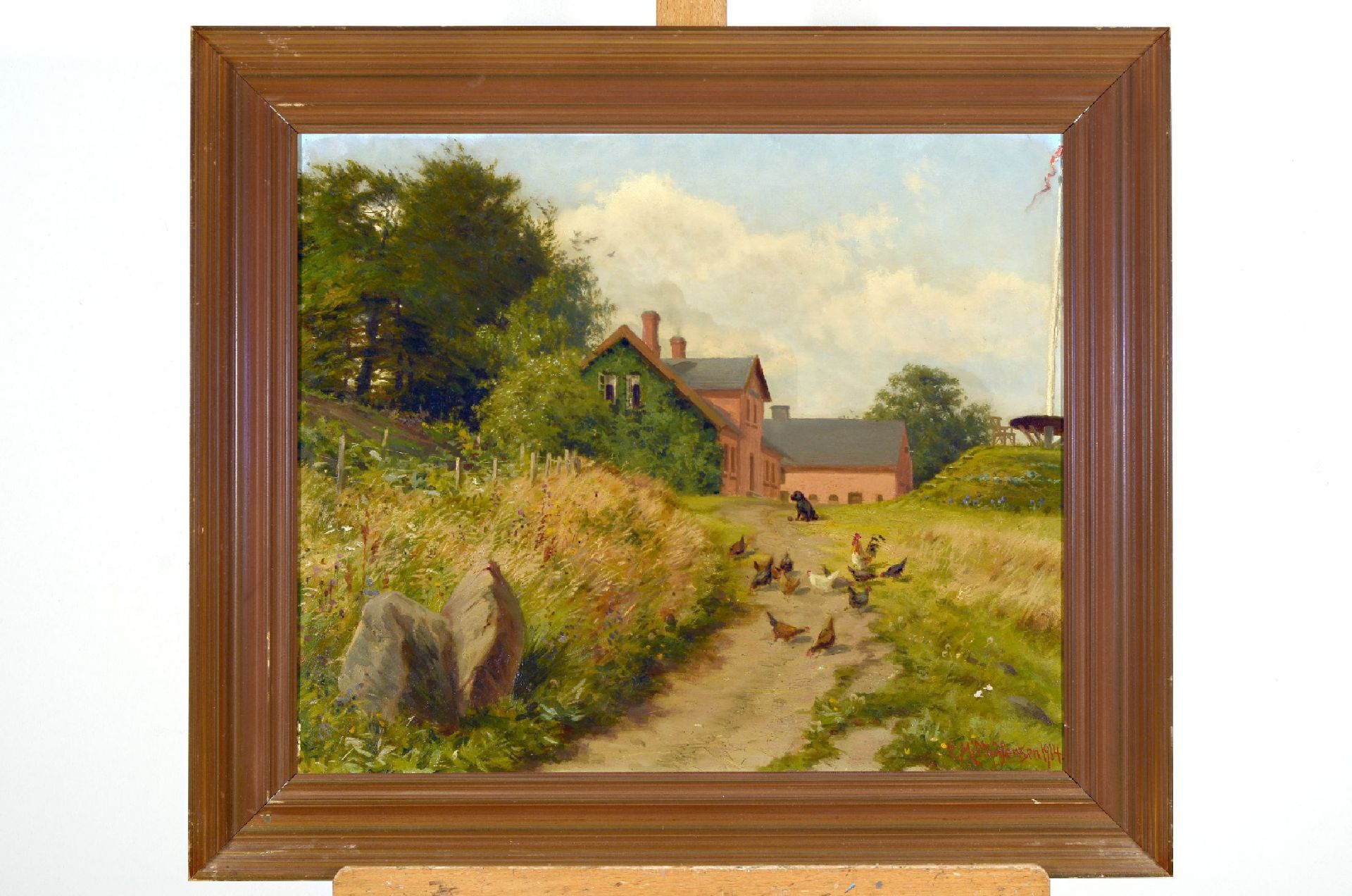 Carl Milton Jensen, 1855 Slagelse-1928 bei Aarhus,  Blick