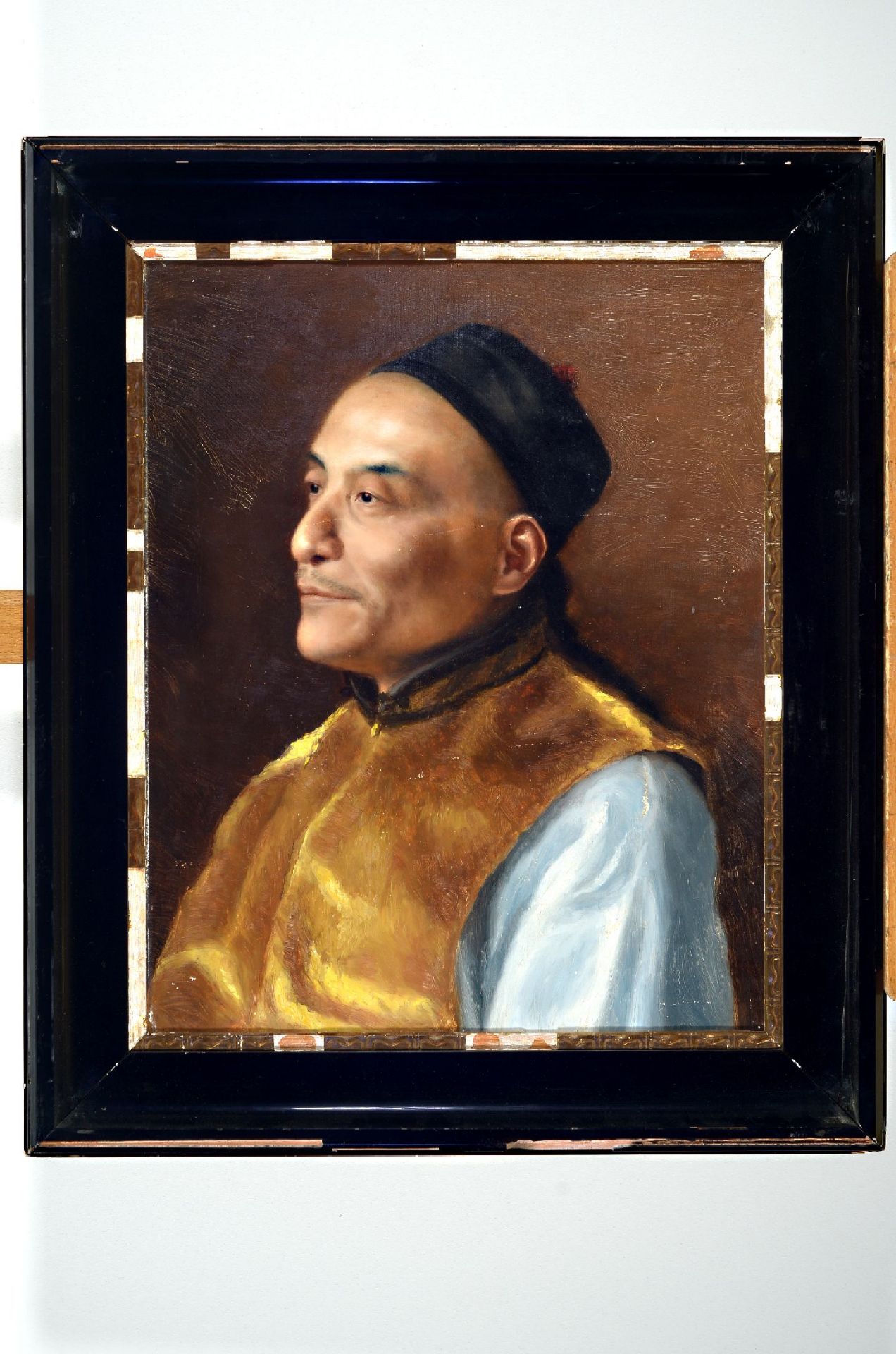 Unbekannter Künstler, um 1900,  Porträt eines Mannes mit