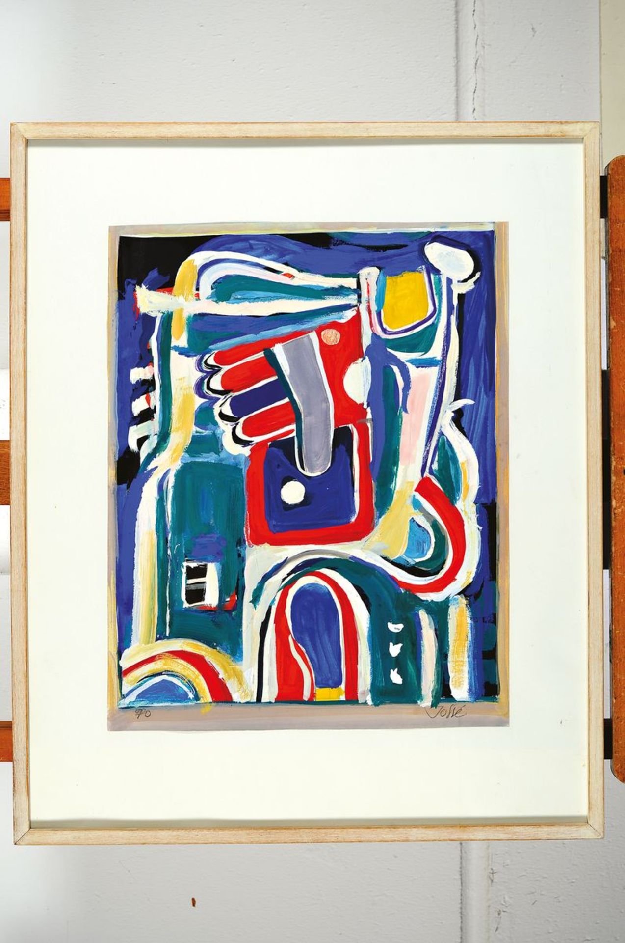 Friedrich Jossé, 1897 Wolfstein-1994 Speyer, Gouache auf - Image 4 of 4