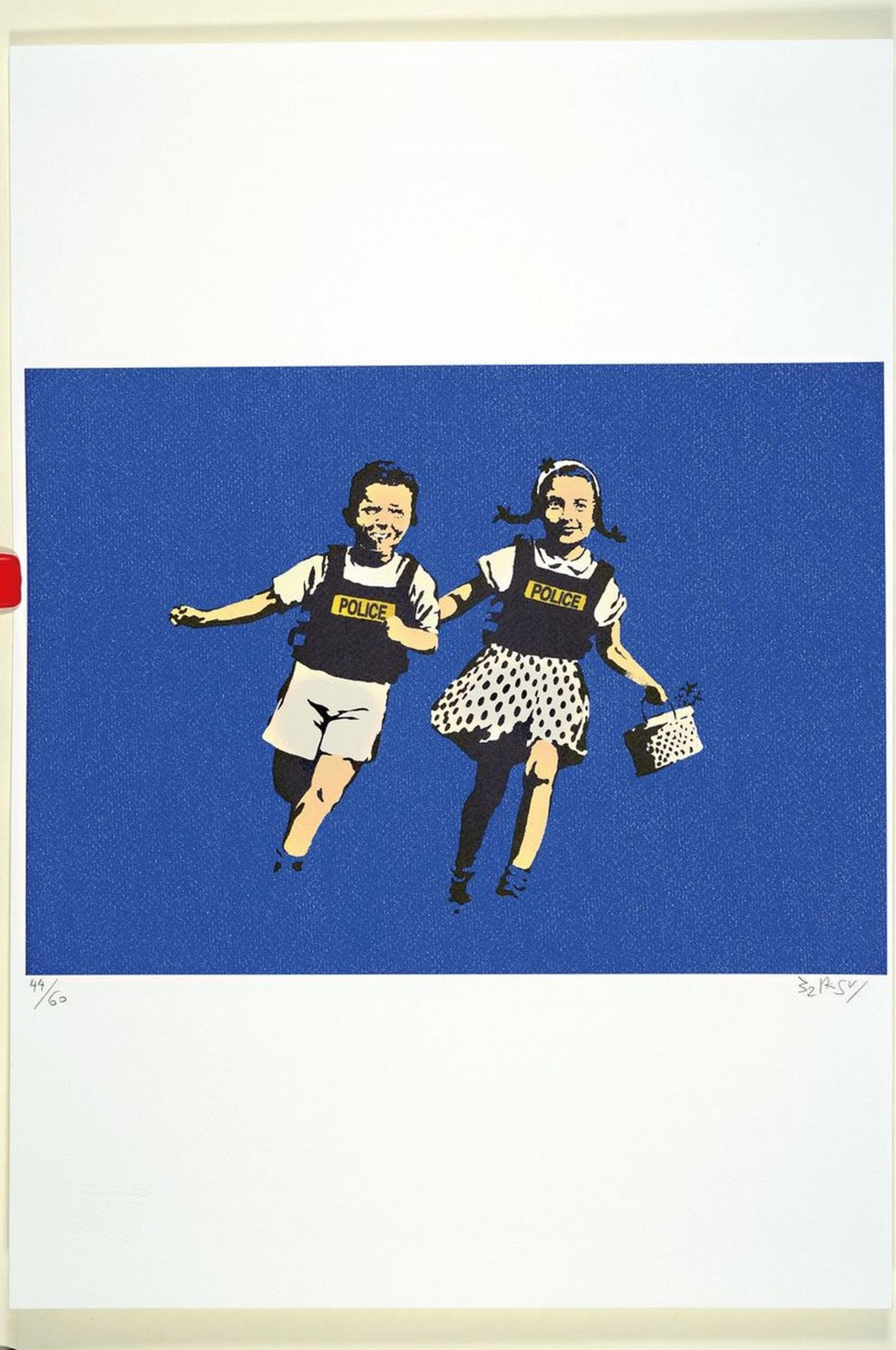 Nach Banksy, Lithografie, 'Jack and Jill', sign., num. - Image 3 of 3