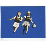 Nach Banksy,  Lithografie, 'Jack and Jill', sign., num.