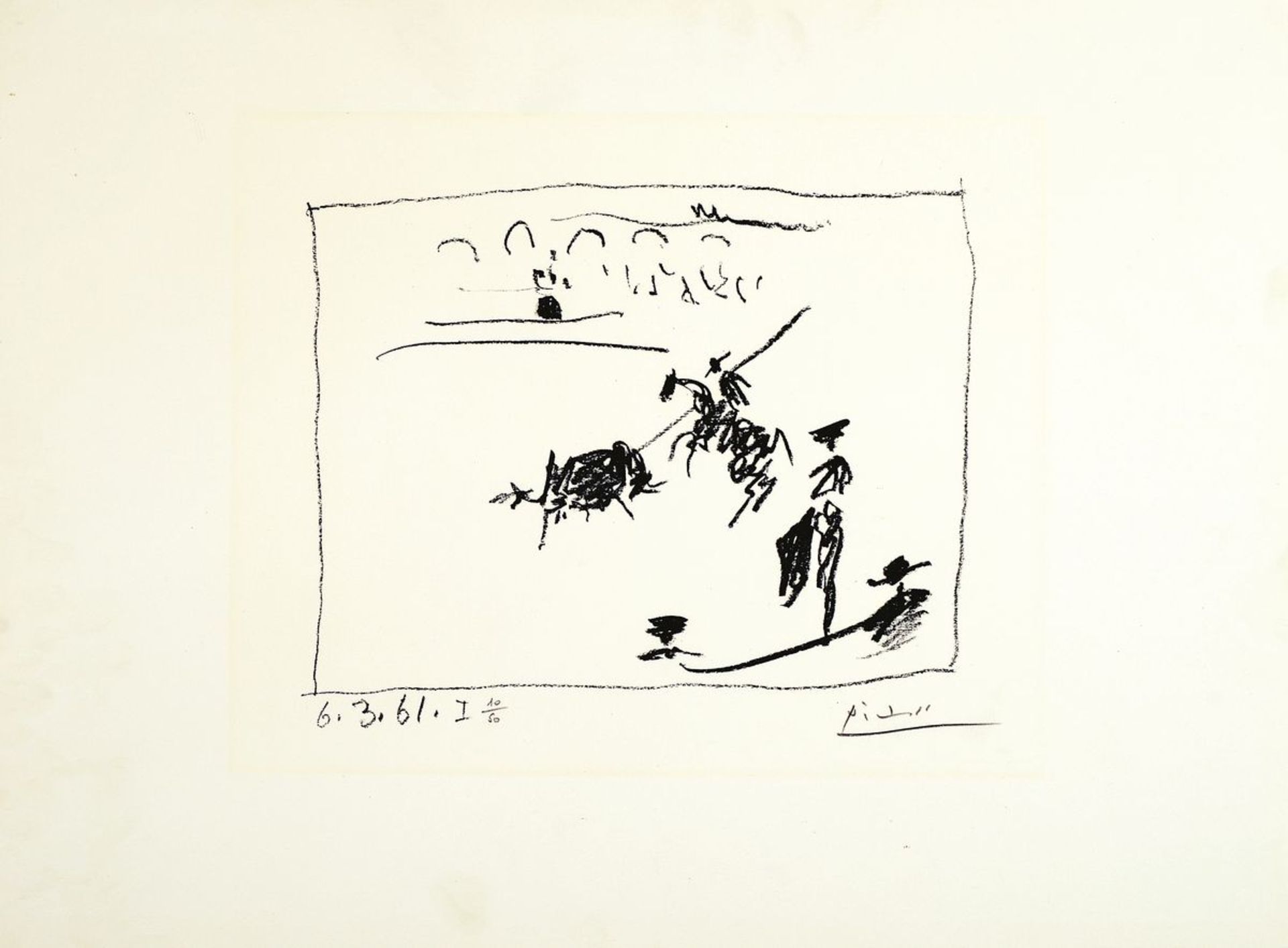 Pablo Picasso, 1881 Malaga - 1973 Mougins,  Lithographie,