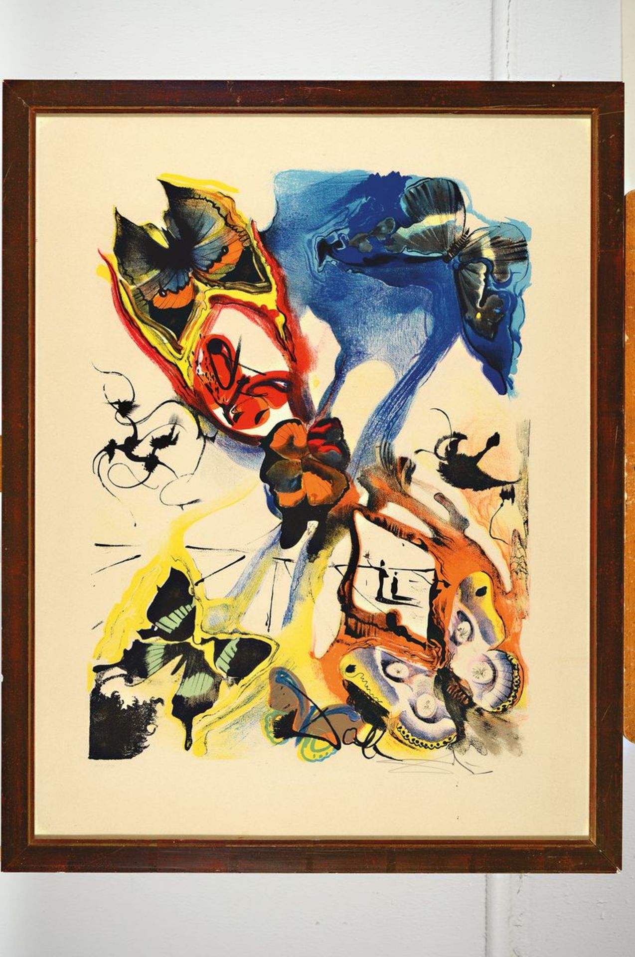 Salvador Dali, 1904-1989,  Les Bouches, papillons - Bild 3 aus 3