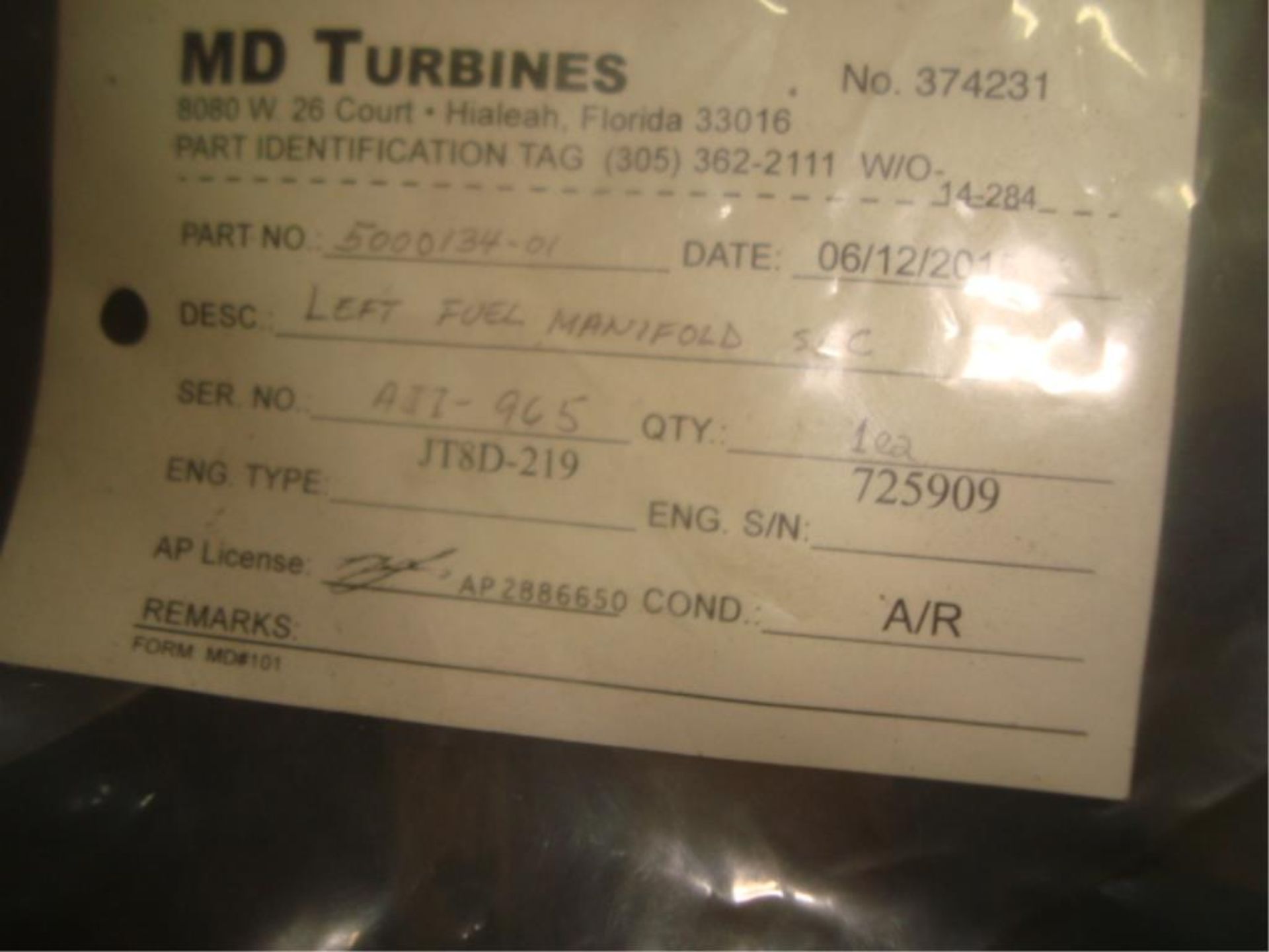 JT8D Jet Engine Parts Inventory - Image 10 of 30