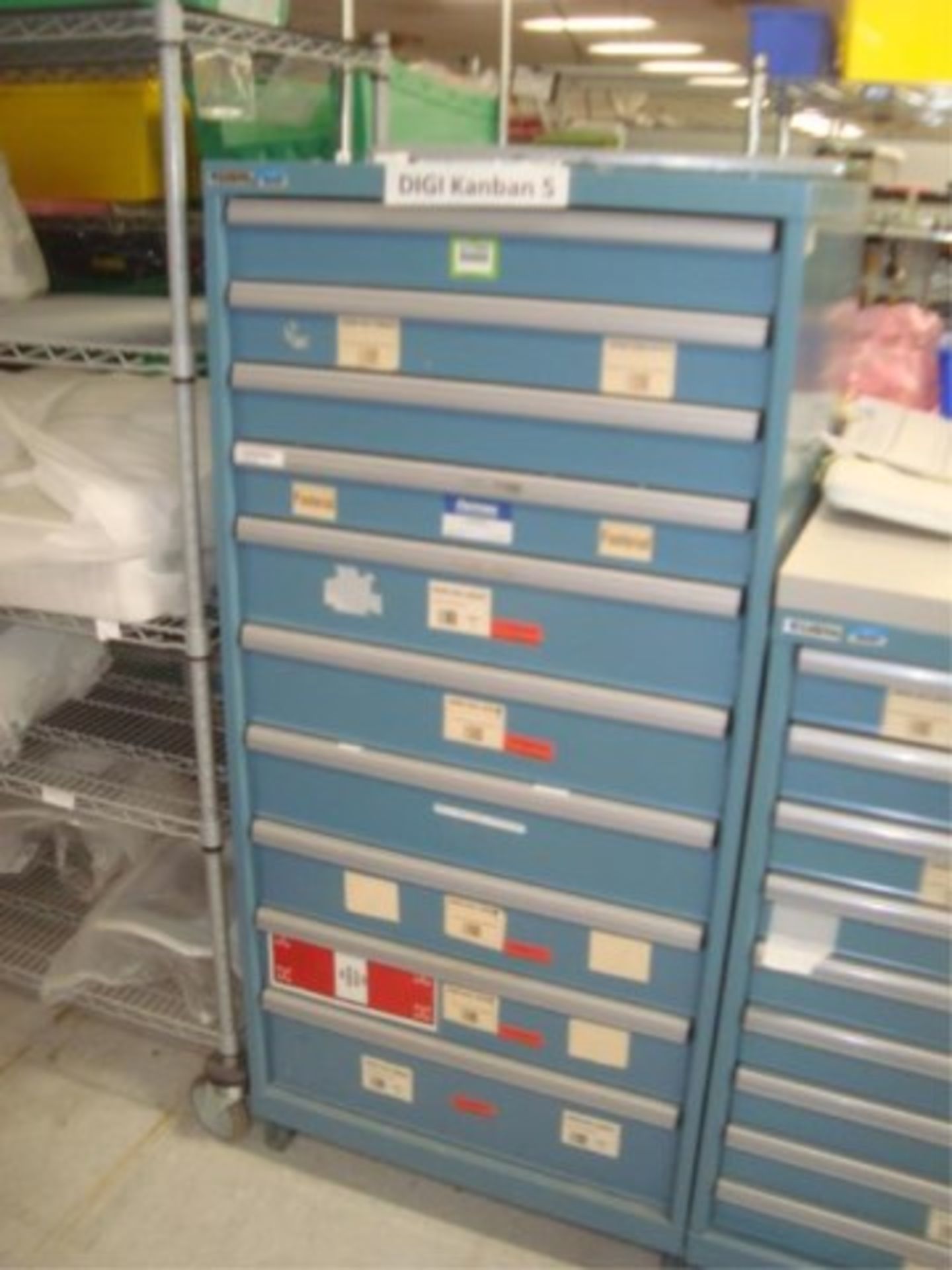 10-Drawer Parts Supply Cabinet