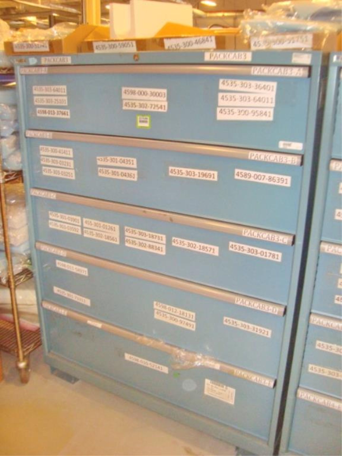 5-Drawer Parts Supply Cabinet