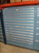 14-Drawer Parts Supply Cabinet