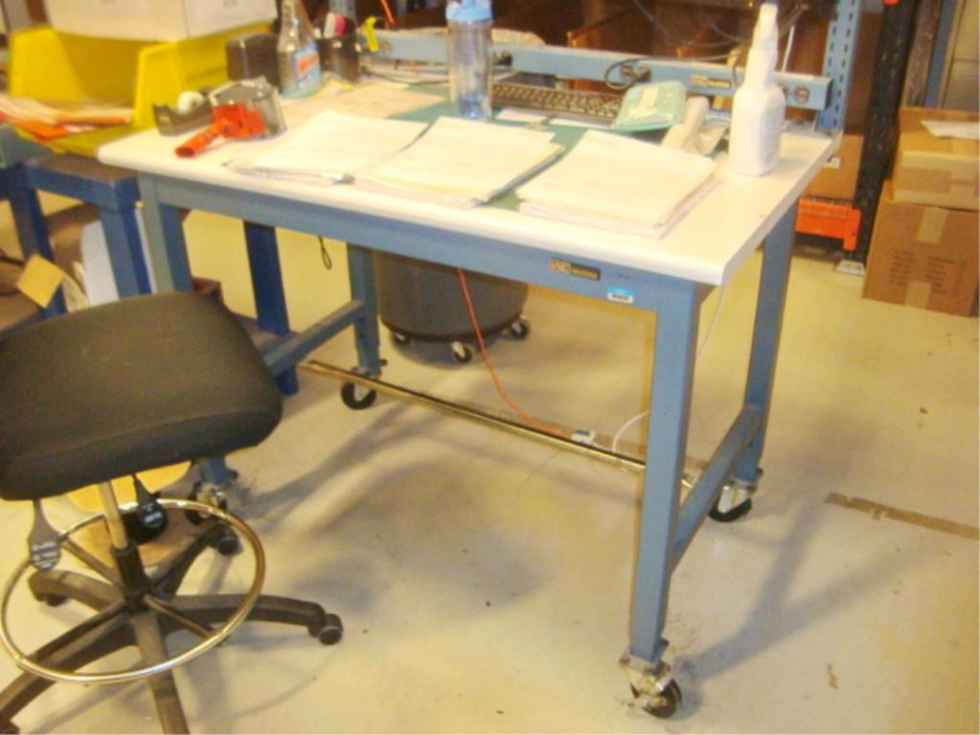 4' ft. Mobile Workstation Benches - Image 3 of 9