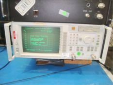 RF Network Analyzer With Option 1E1