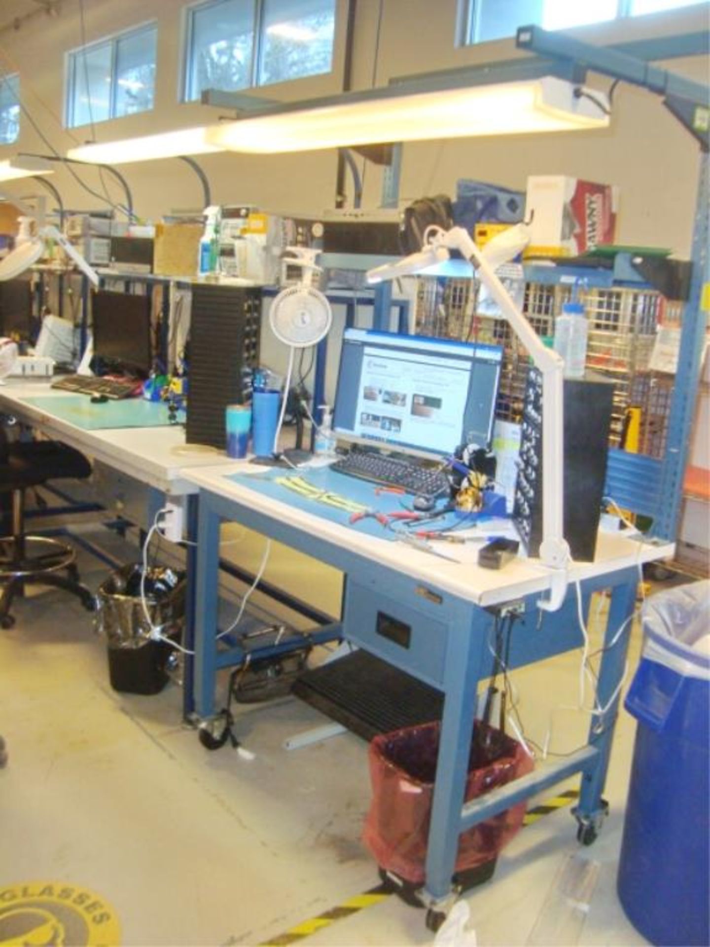 Assorted Technician Workstation Benches