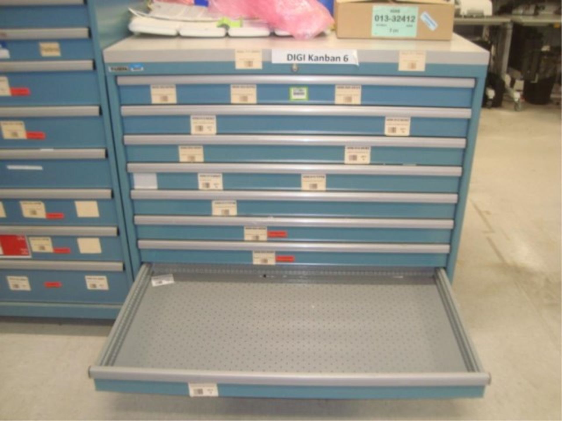 9-Drawer Parts Supply Cabinet - Image 4 of 5