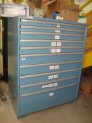 10-Drawer Parts Supply Cabinet