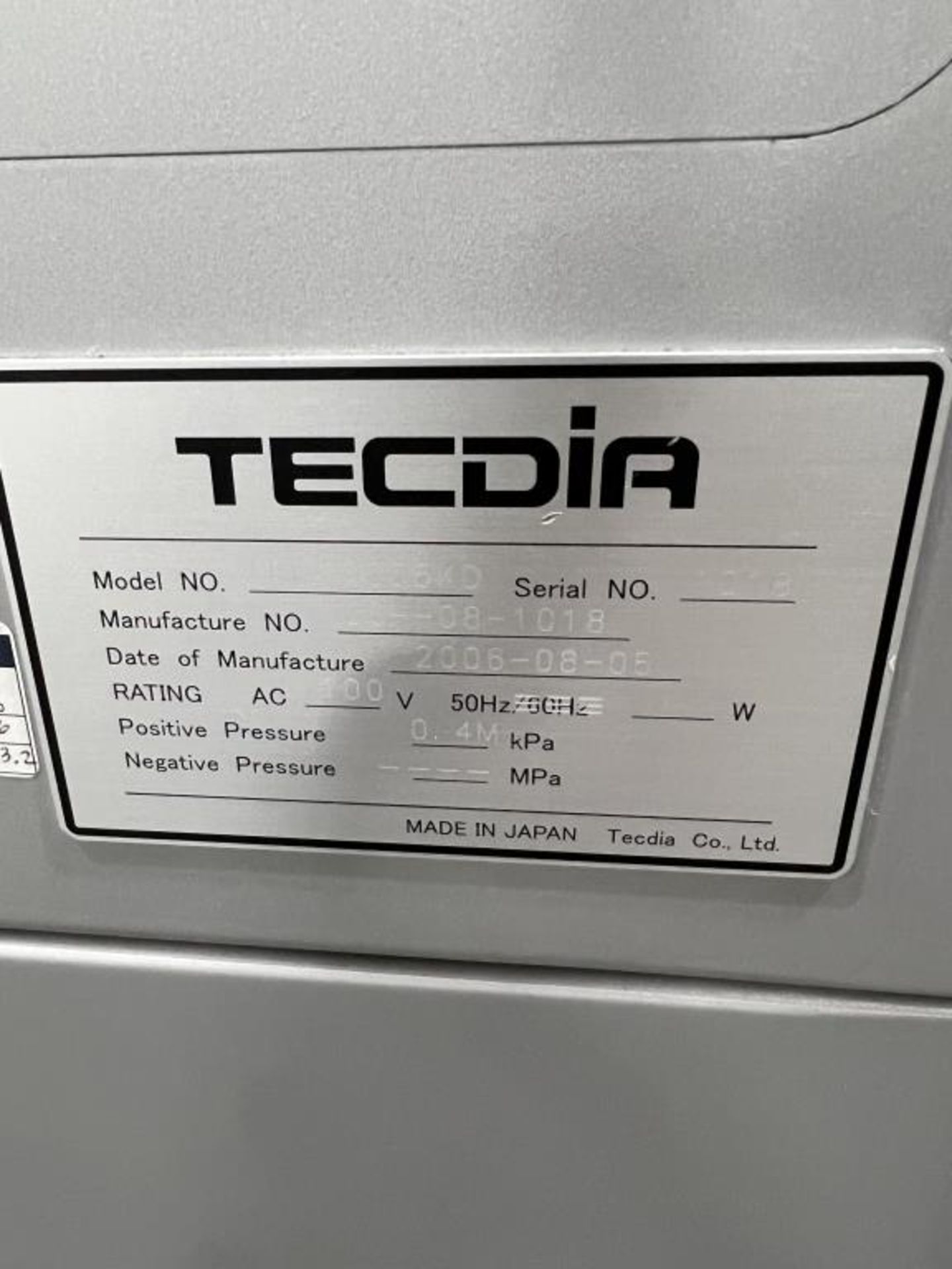 Tecdia Chip Breaking Machine - Image 4 of 4