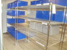 Assorted Mobile Storage Racks.