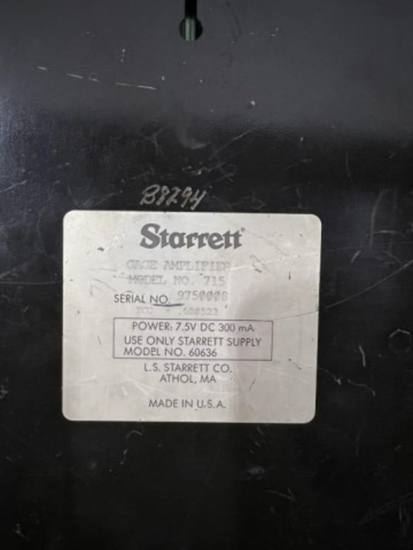 Starrett Gage Amplifier - Image 2 of 2