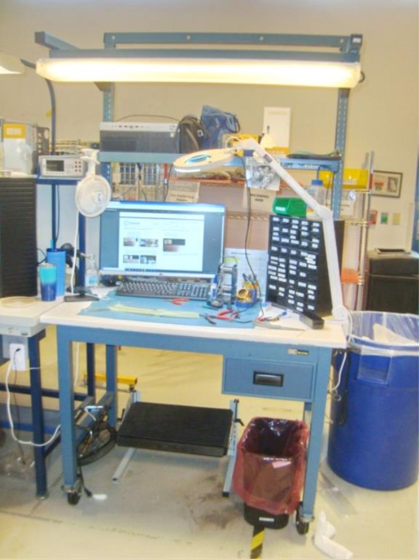 Assorted Technician Workstation Benches - Image 2 of 4