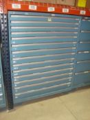 14-Drawer Parts Supply Cabinet