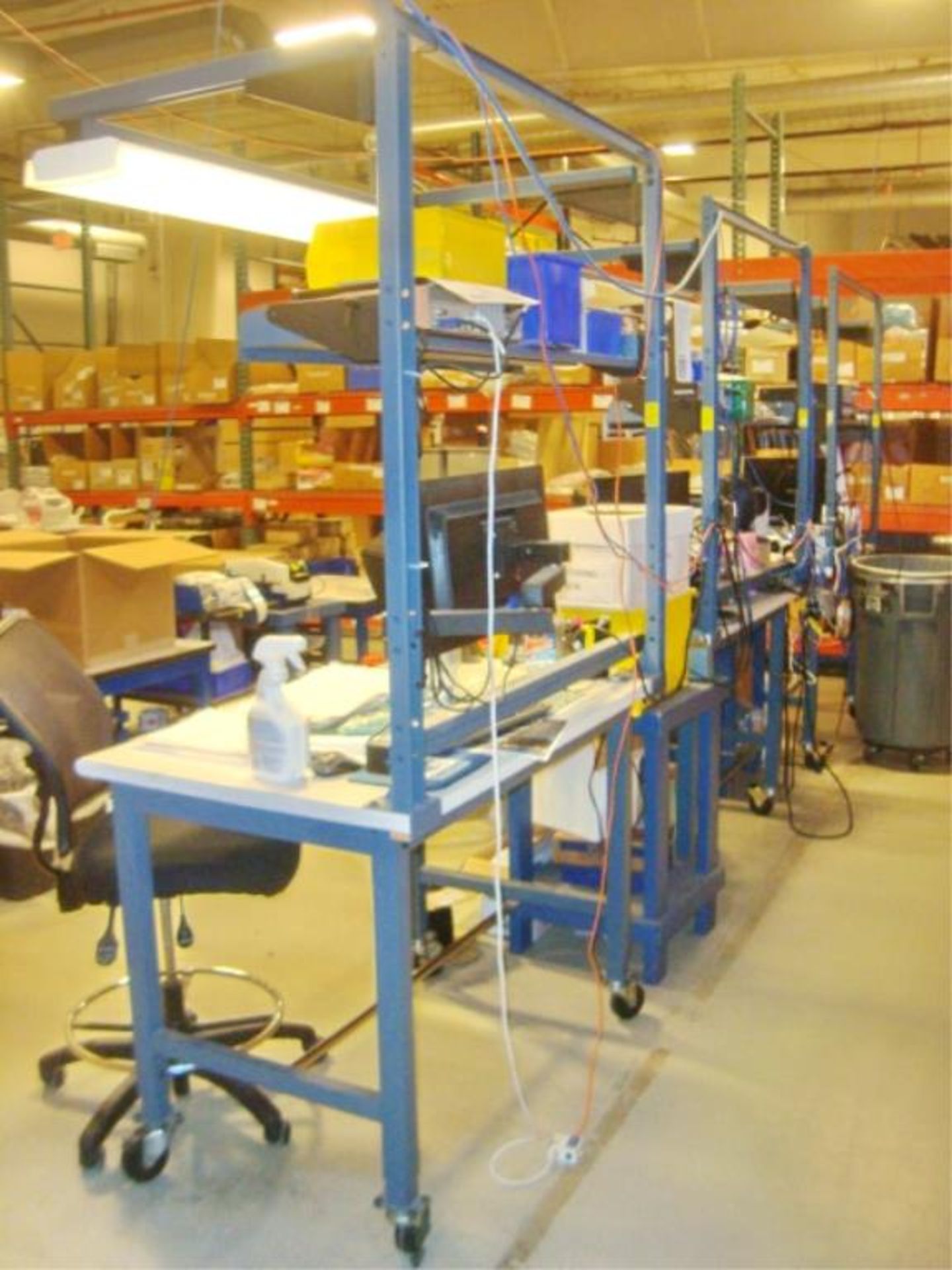 4' ft. Mobile Workstation Benches - Image 9 of 9
