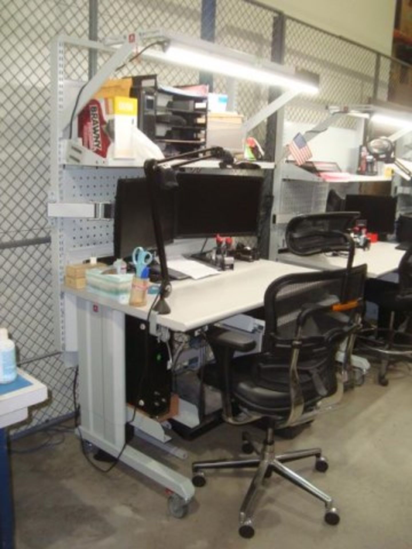 Mobile Workstation Benches & Chairs - Image 2 of 13
