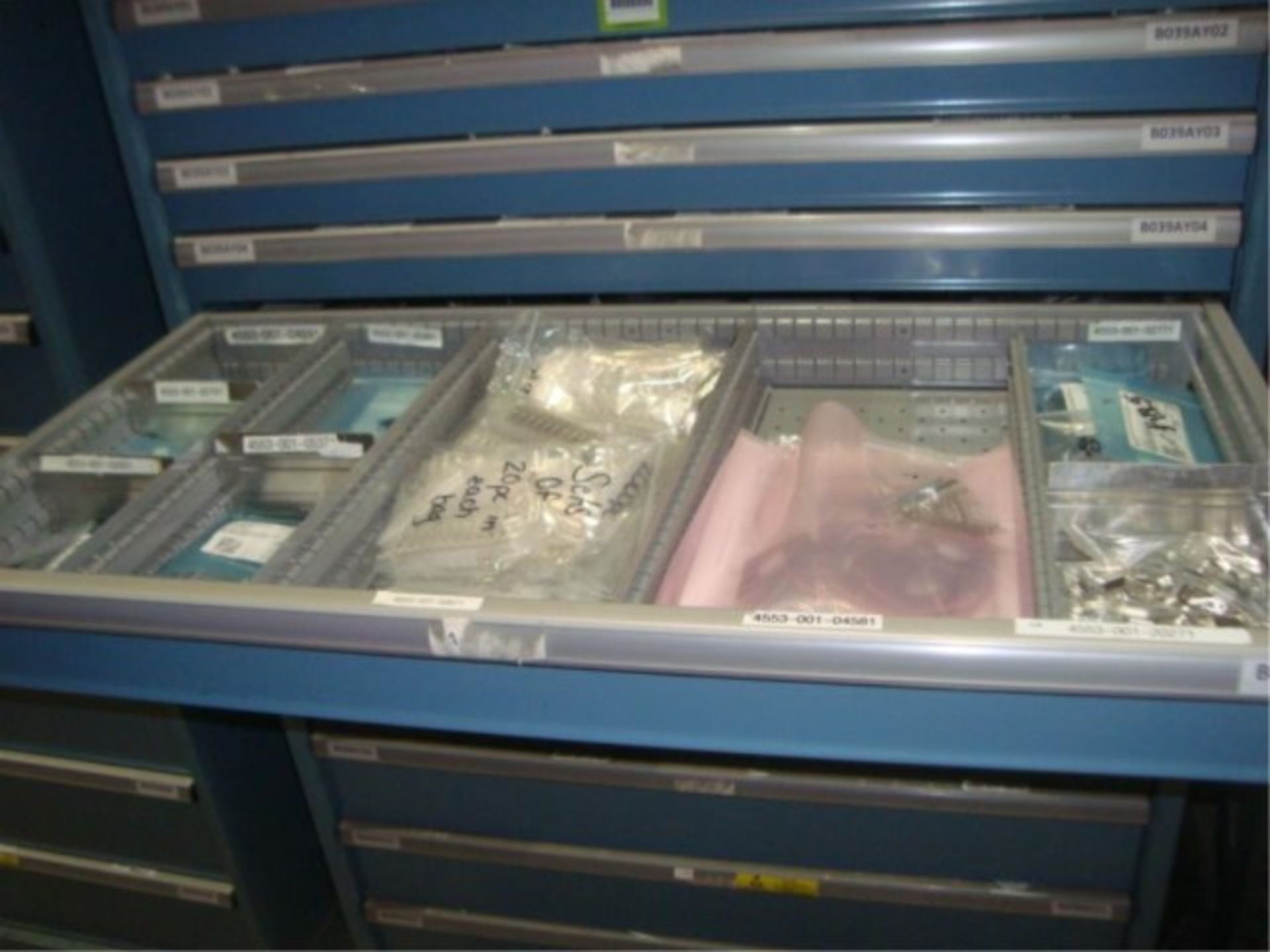 12-Drawer Parts Supply Cabinet - Image 2 of 5