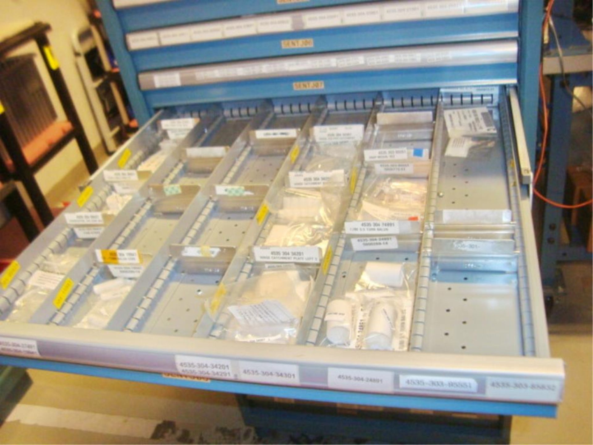 14-Drawer Parts Supply Cabinet - Image 5 of 7