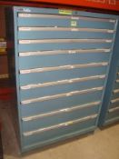 9-Drawer Parts Supply Cabinet