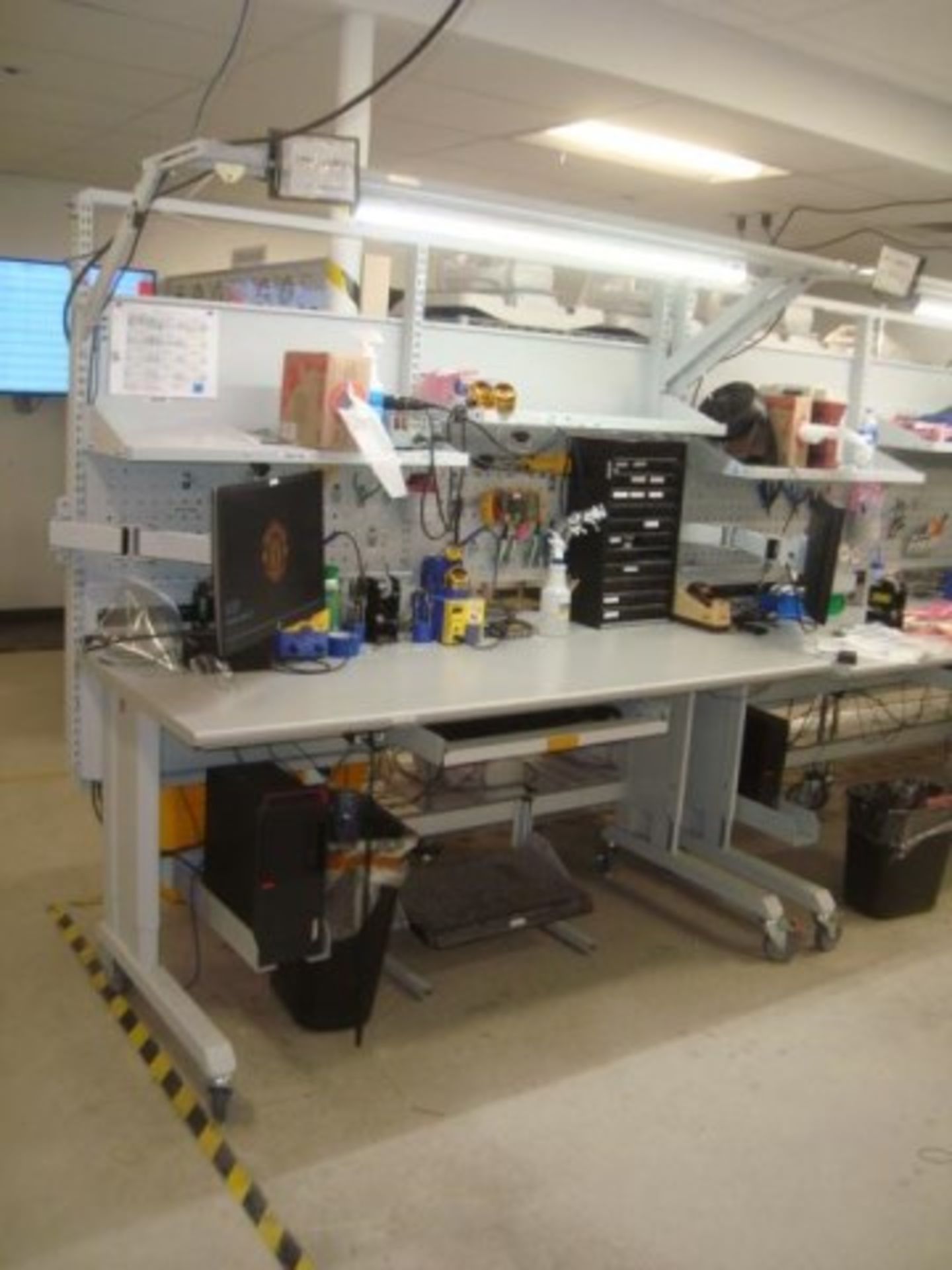 6' ft. Mobile Workstation Benches - Image 2 of 7