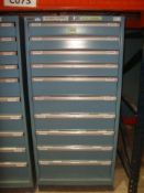 10-Drawer Parts Supply Cabinet