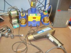 ESD Safe Solder Station & Heat Gun