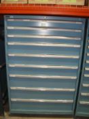 9-Drawer Parts Supply Cabinet