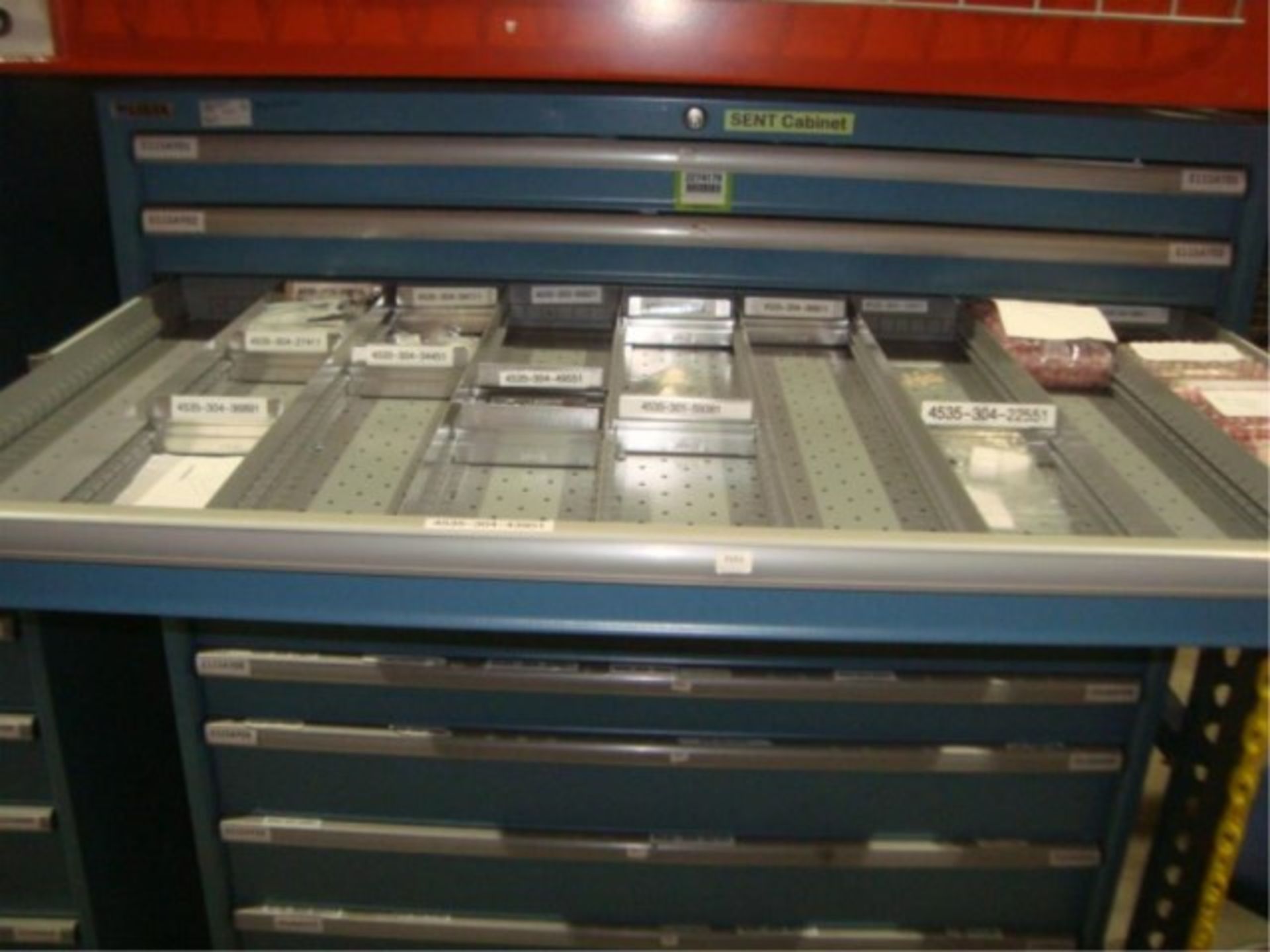 12-Drawer Parts Supply Cabinet - Image 3 of 6