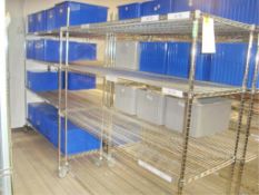 Assorted Mobile Storage Racks.