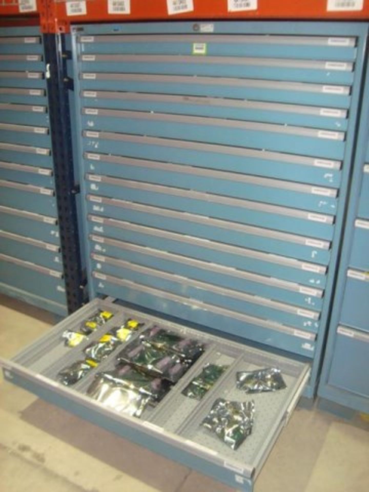 14-Drawer Parts Supply Cabinet - Image 4 of 4