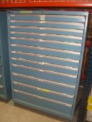 12-Drawer Parts Supply Cabinet