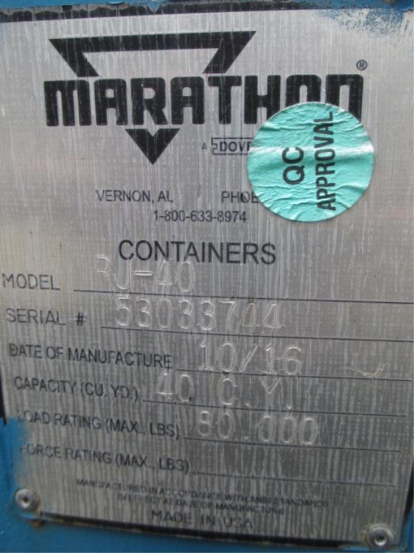 Marathon Trash Compactor - Image 8 of 8