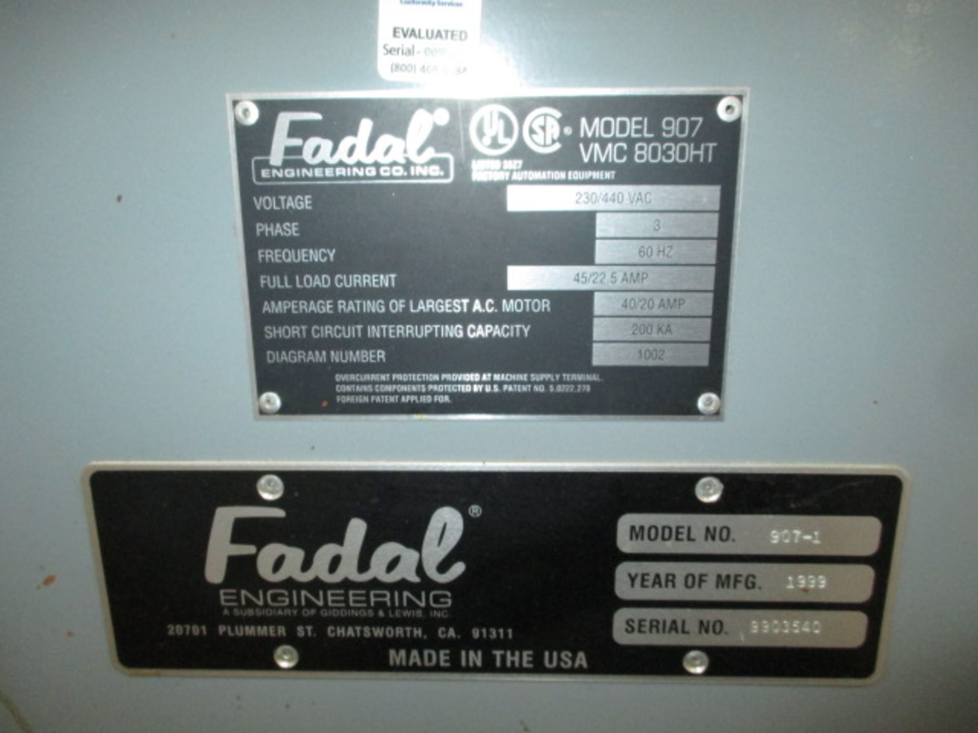 Fadal CNC Machine - Image 9 of 18