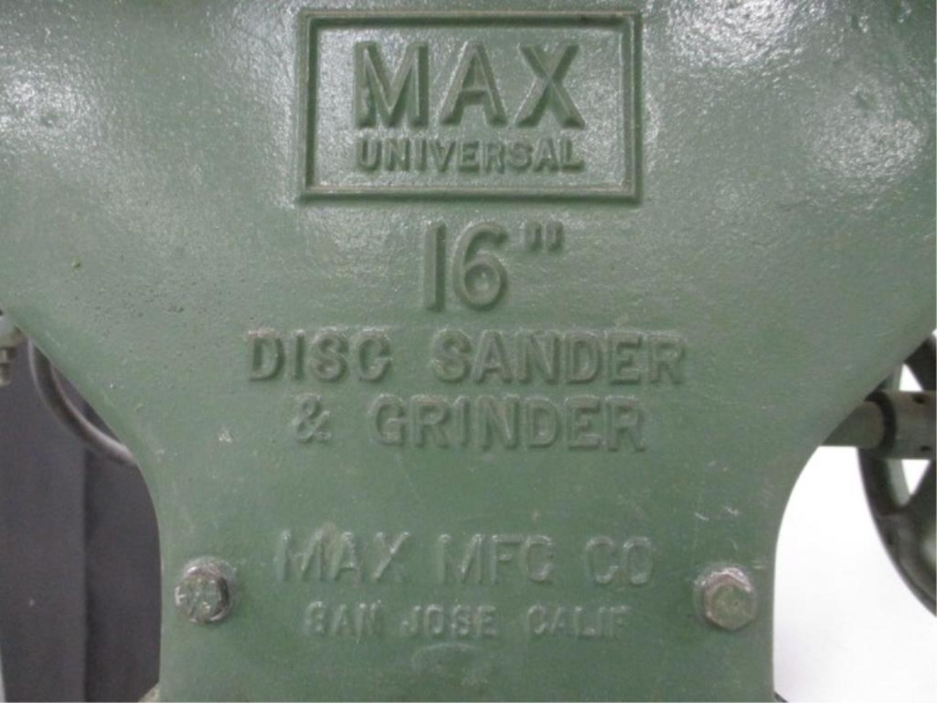 Max MFG Sander - Image 2 of 2