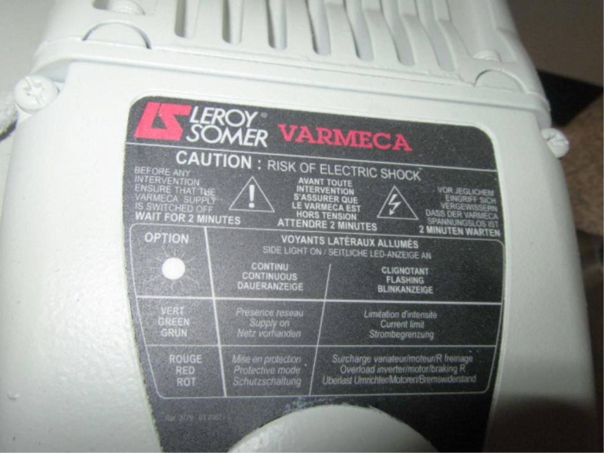 Leybold Vacuum Pump - Image 6 of 6