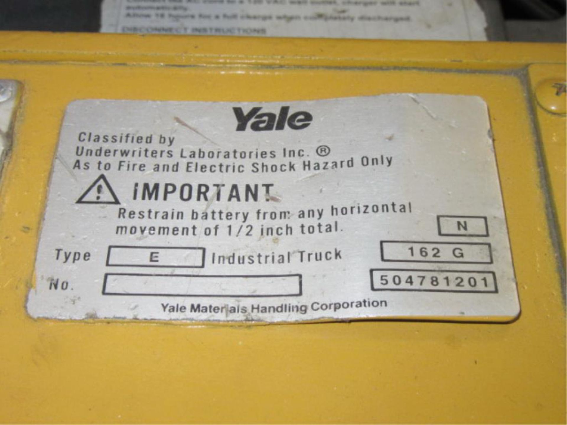 Yale Electric Stacker - Image 6 of 7