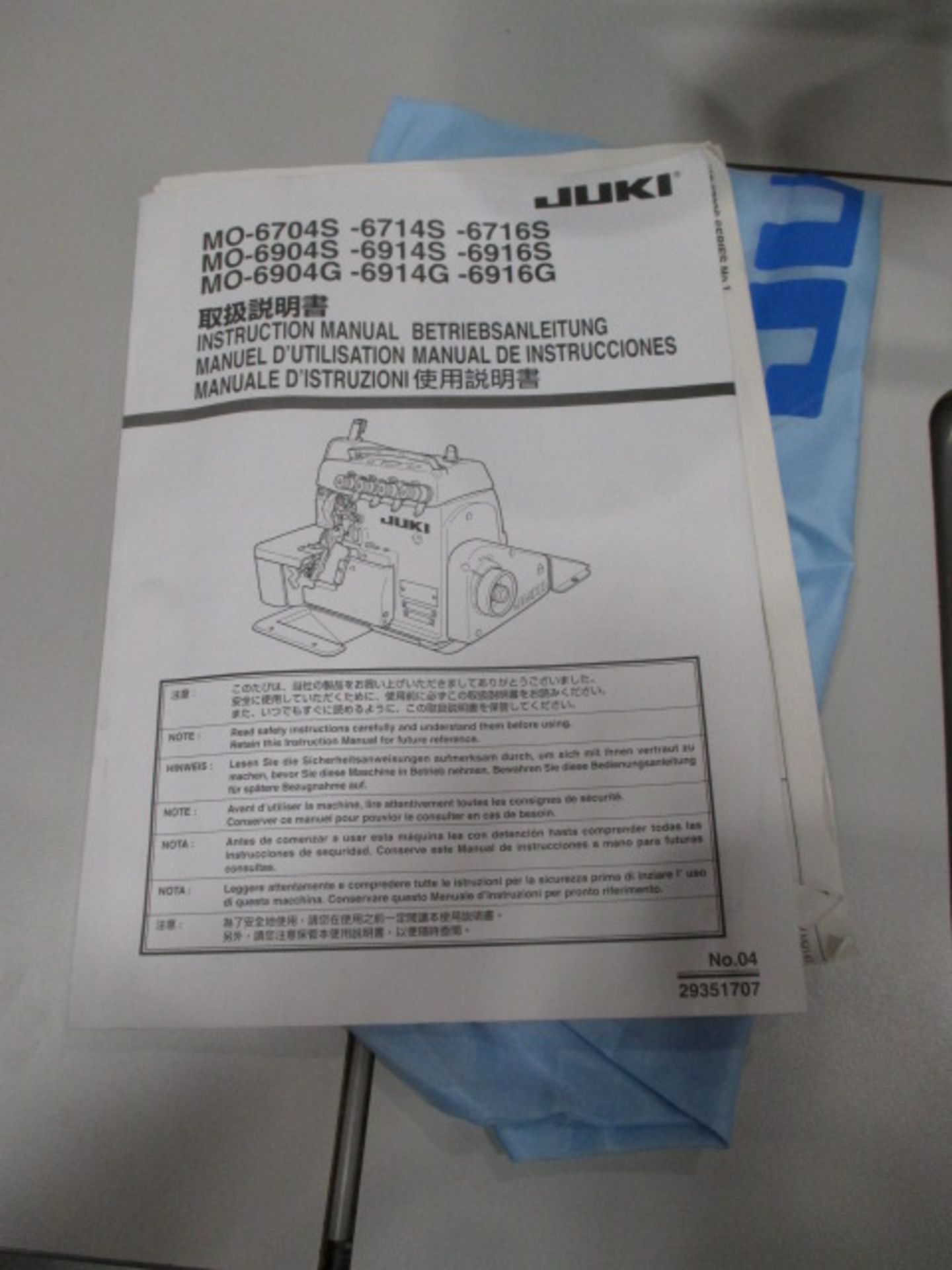 Juki Sewing Machine - Image 6 of 6
