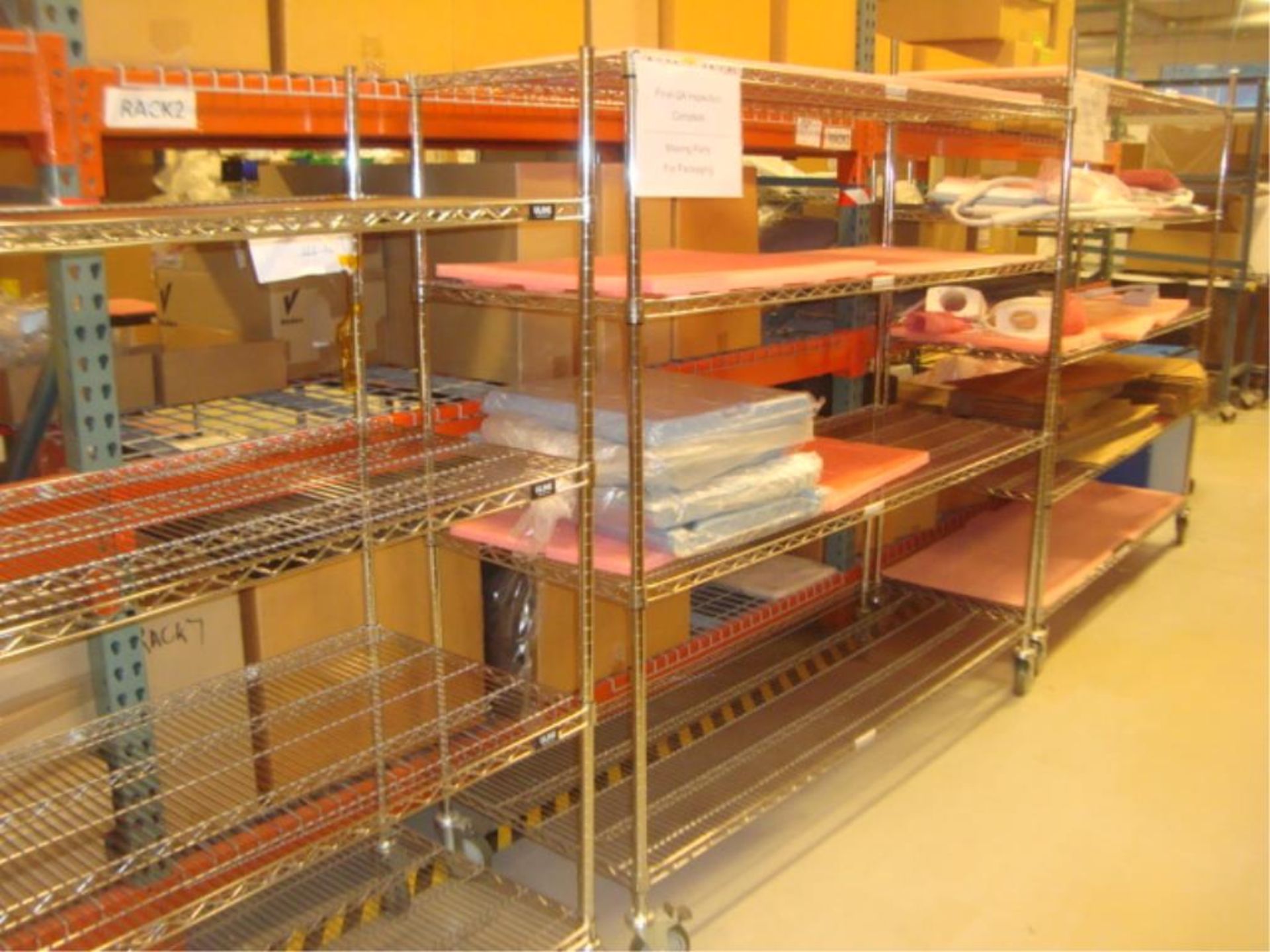 Assorted Rolling Storage Racks - Image 3 of 7