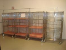 Assorted Rolling Rack Cages