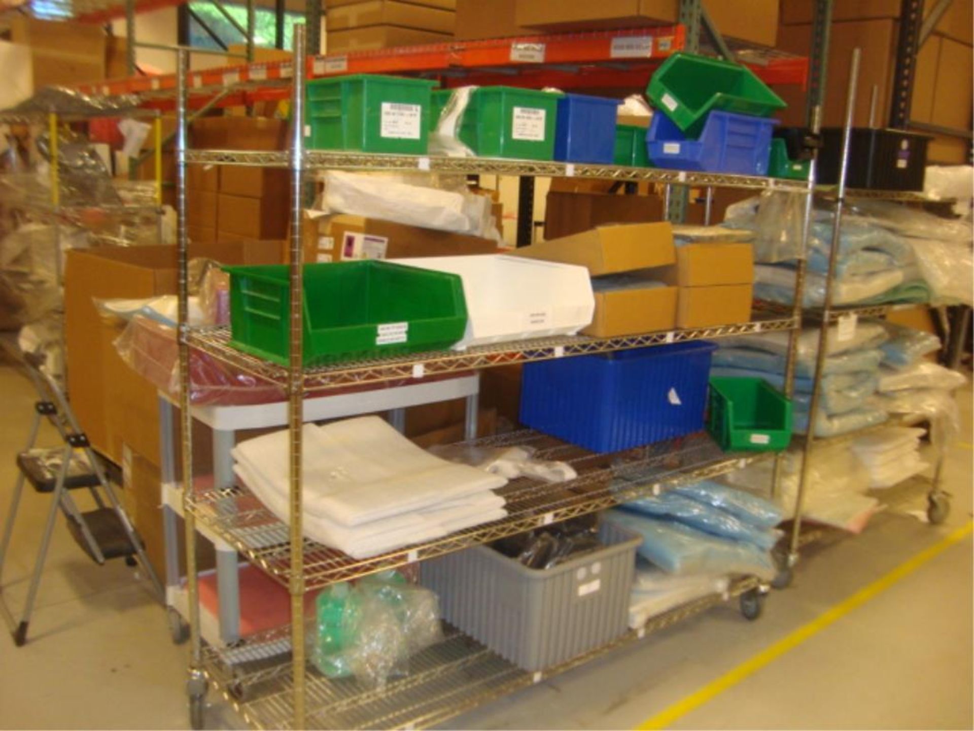 Assorted Rolling Storage Racks - Image 5 of 7