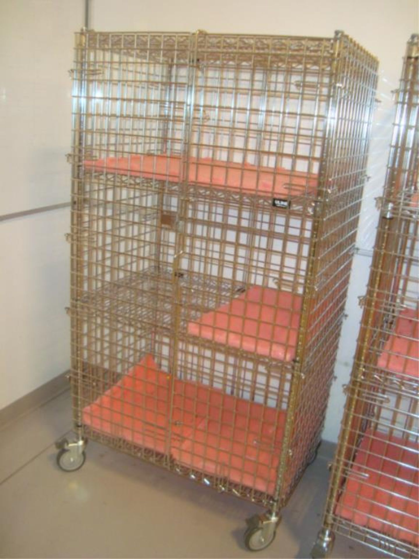 Assorted Rolling Rack Cages - Image 5 of 5