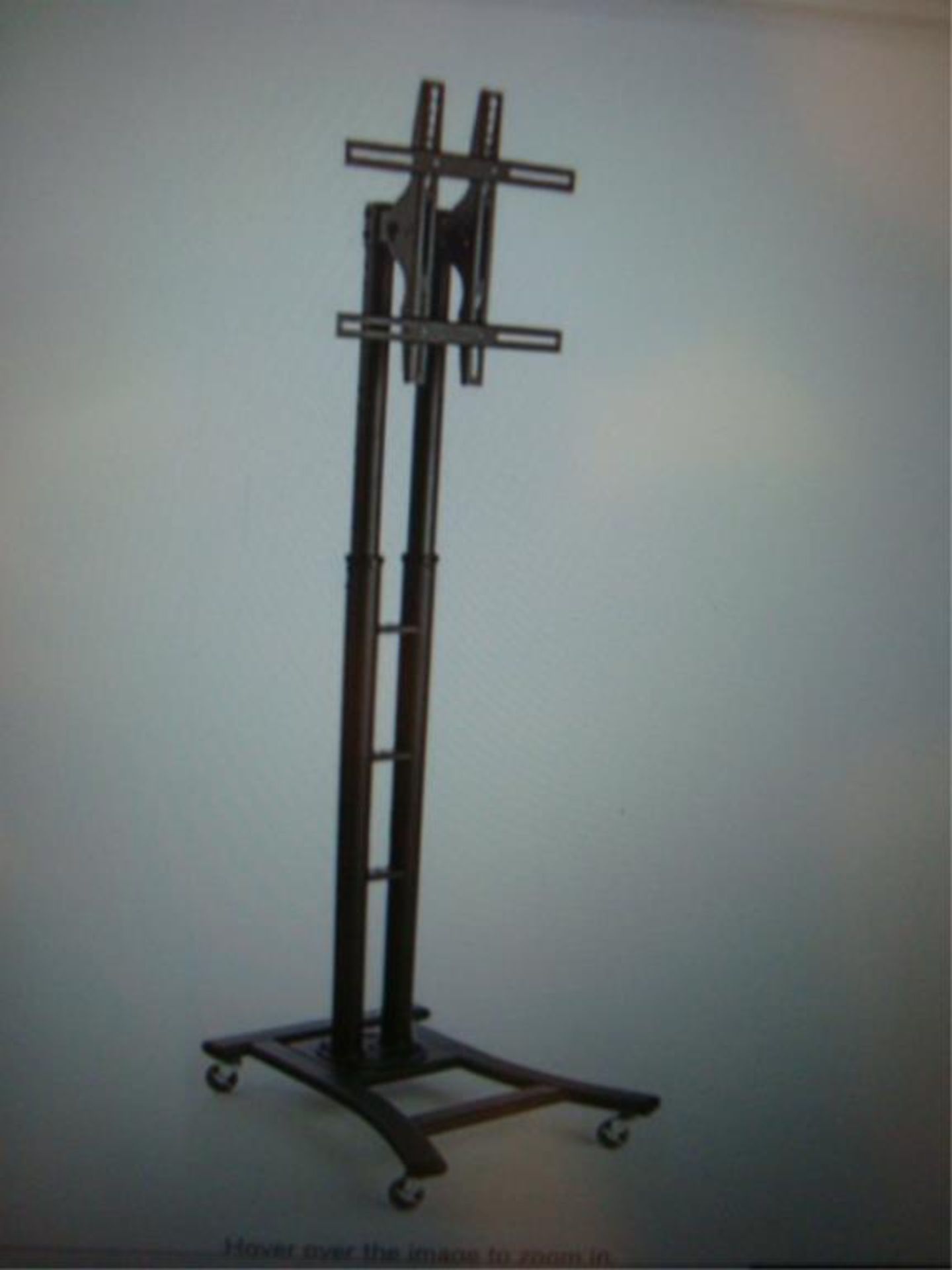 Height-Adjustable Mobile TV Stand