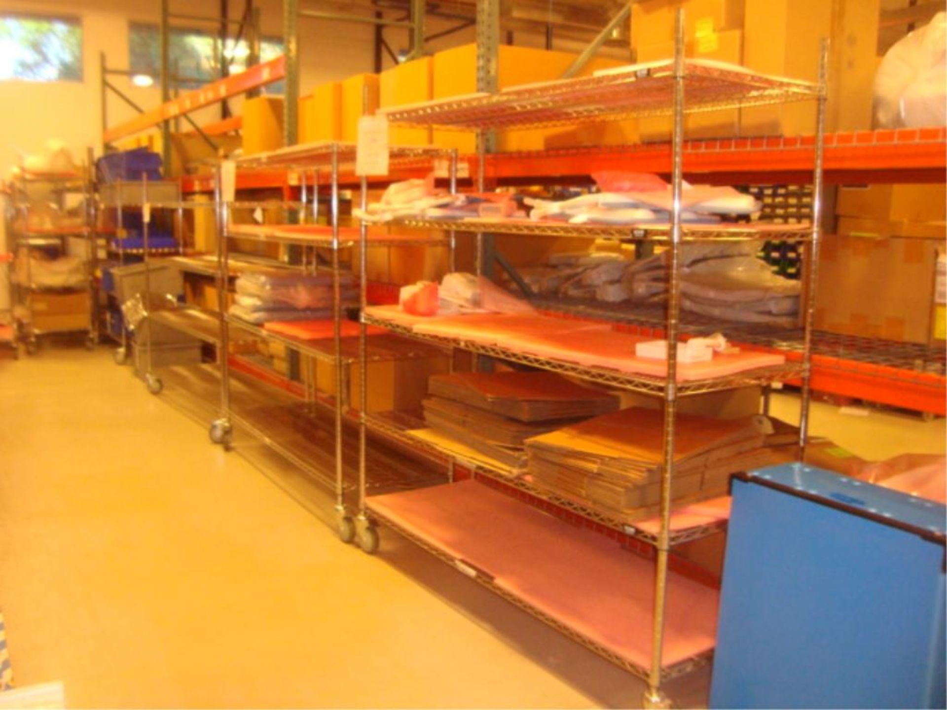 Assorted Rolling Storage Racks - Image 4 of 7